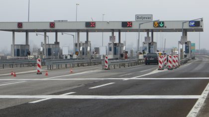 Nesreća na naplatnoj rampi Doljevac Foto: Dragana Kocić/Nova.rs