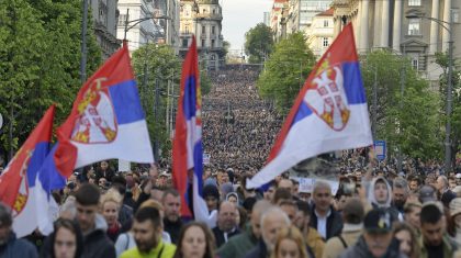 Protest Srbija protiv nasilja