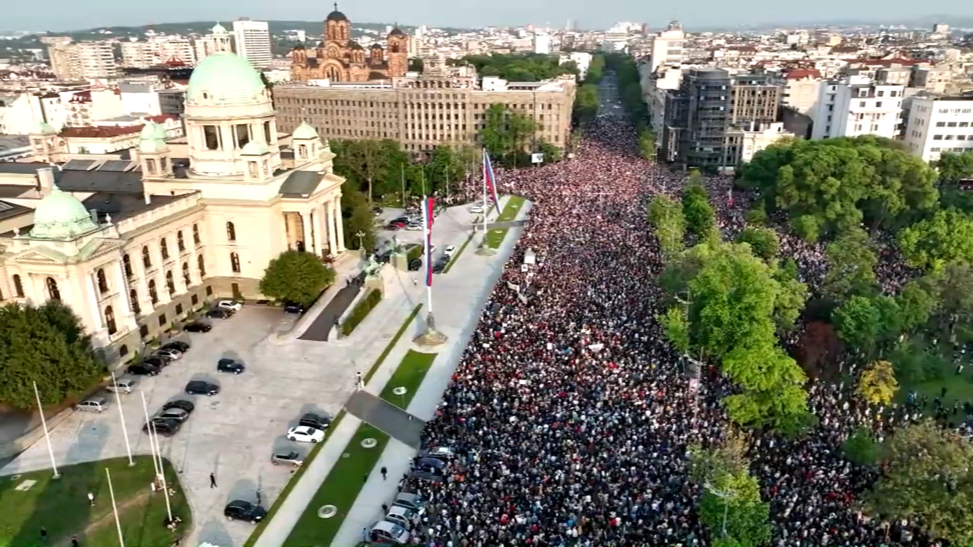 Protest Srbija protiv nasilja