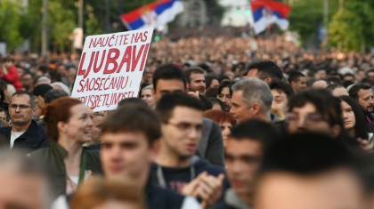 Protest Srbija protiv nasilja