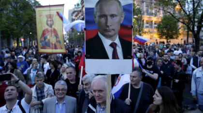 Proruski protesti u Beogradu