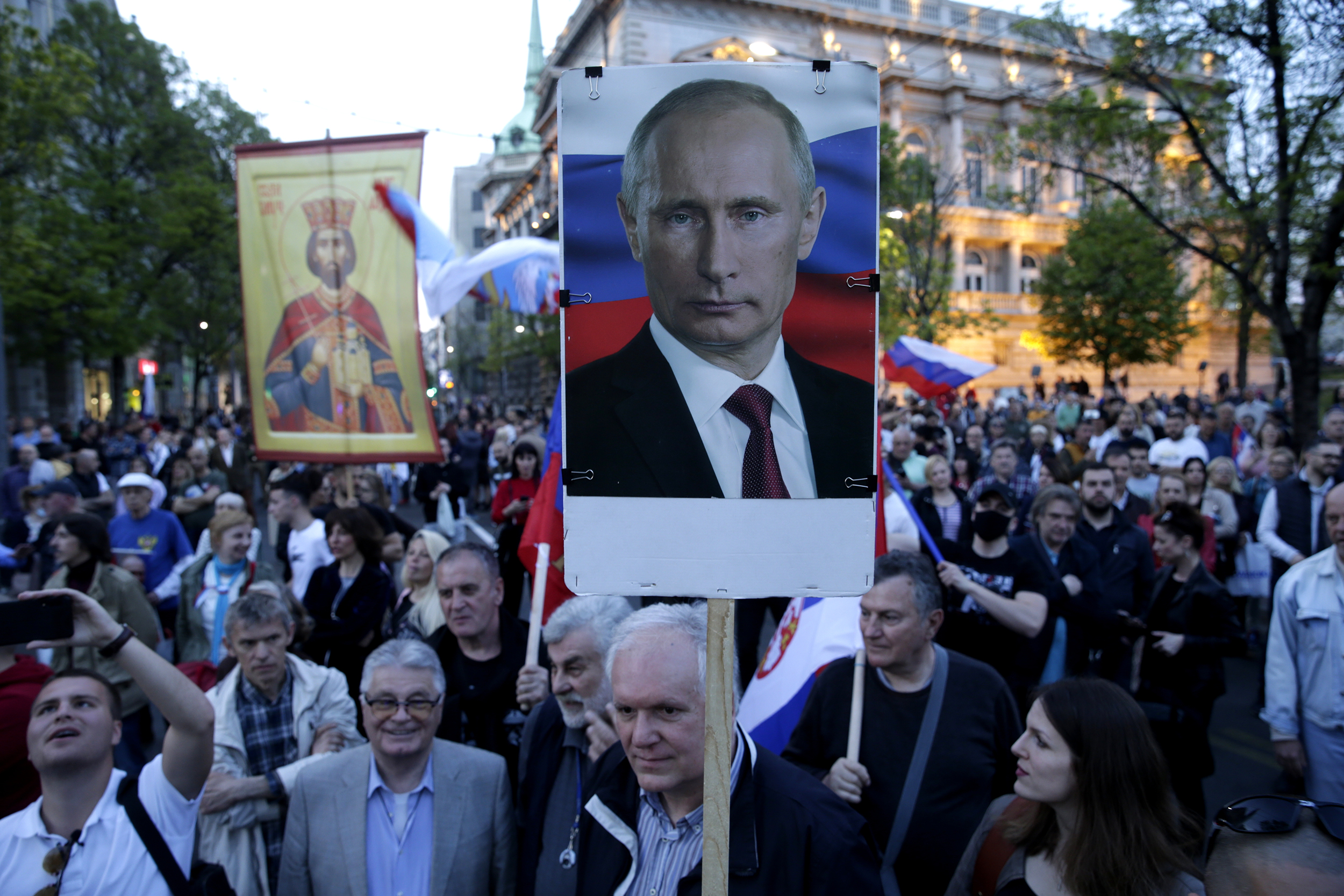 Proruski protesti u Beogradu