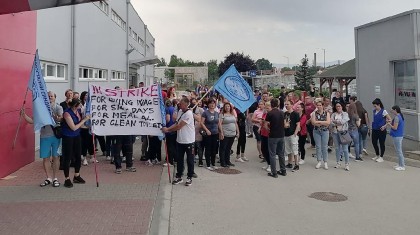Protest u fabrici Jura Foto Ljiljana Stojanovic FoNet