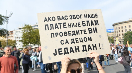 protest prosvetara Foto Amir Hamzagic Nova rs 1