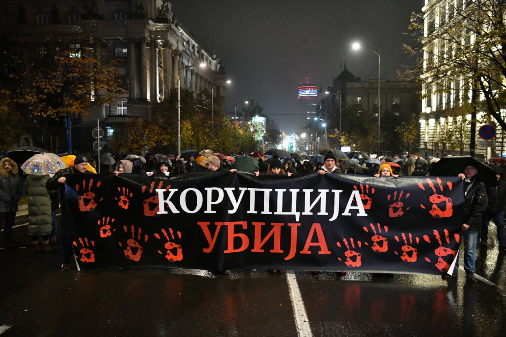 Protest opozicije ispred Vlade Srbije 111124 Foto Vladislav Mitic 1