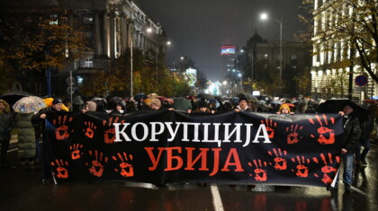 Protest opozicije ispred Vlade Srbije 111124 Foto Vladislav Mitic 14