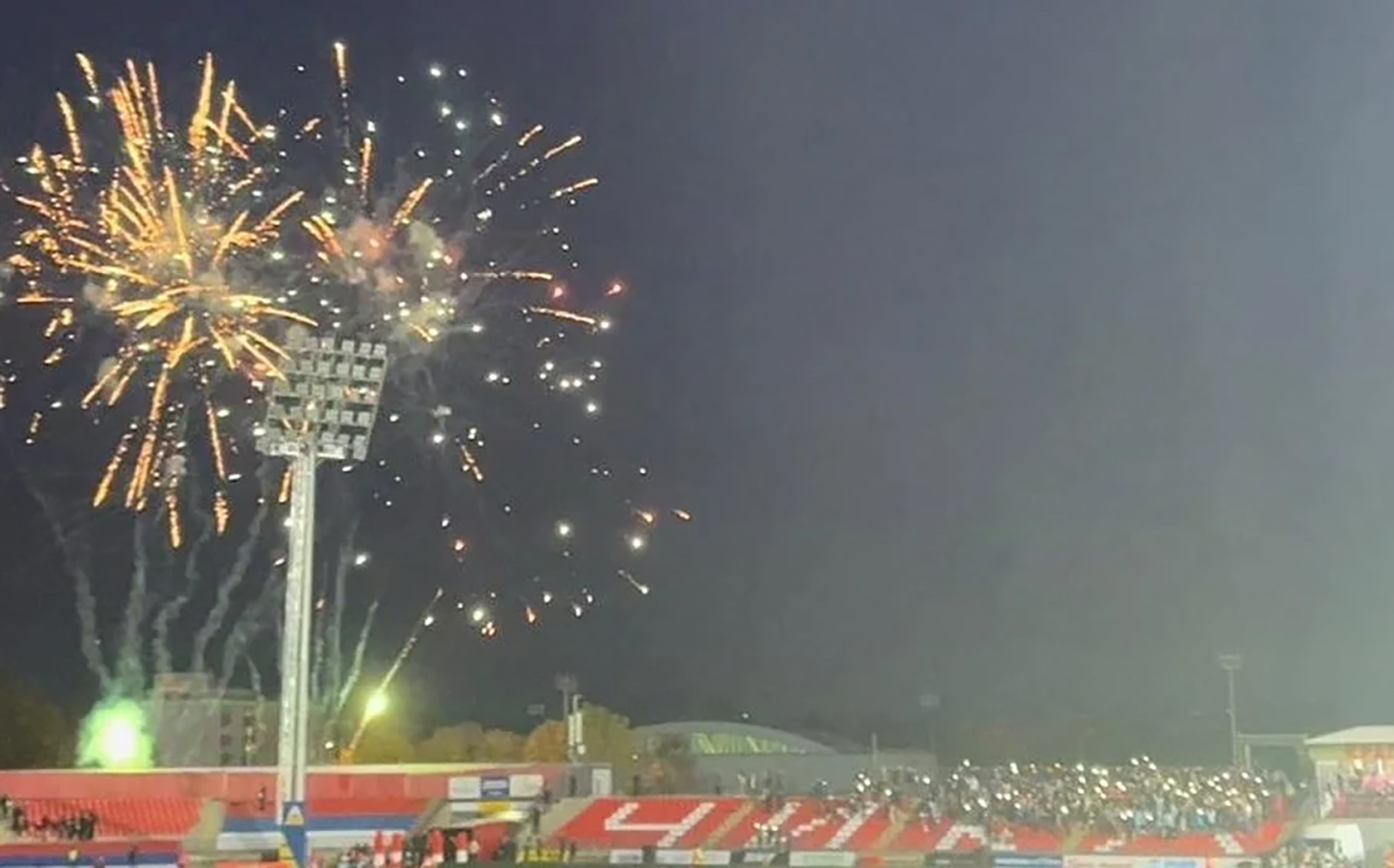 Vatromer Stadion Cika Daca reflektori otvaranje foto GRO SSP Kragujevac copy