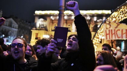 Protest ispred Predsednistva 111224 Foto Goran Srdanov 26