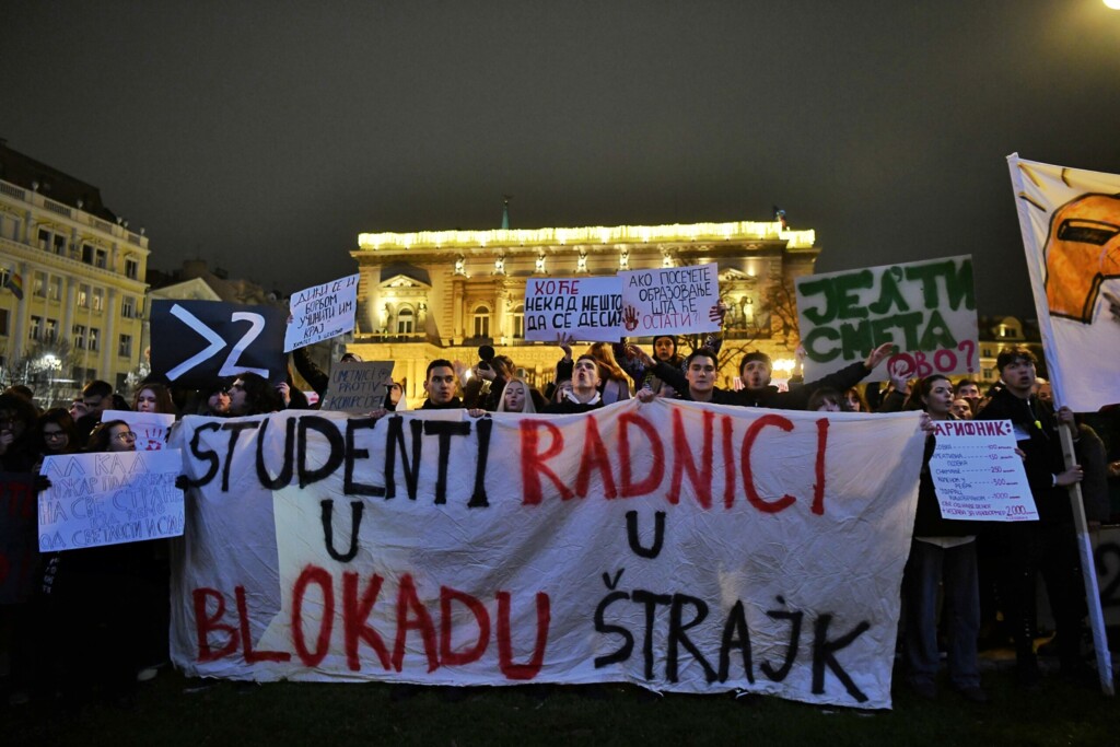Prvi put osećam da je povratak u Srbiju opcija 3 Protest ispred Predsednistva 111224 Foto Goran Srdanov 34