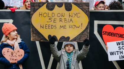 15 01.19.2025 New York Stands With Students in Serbia ©Nikola Bradonjic