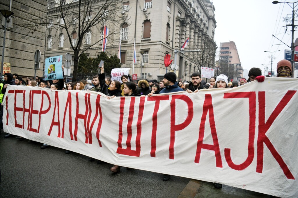 Može li Srbija da stane 3 Generalni strajk240125 Foto Filip Kraincanic 17
