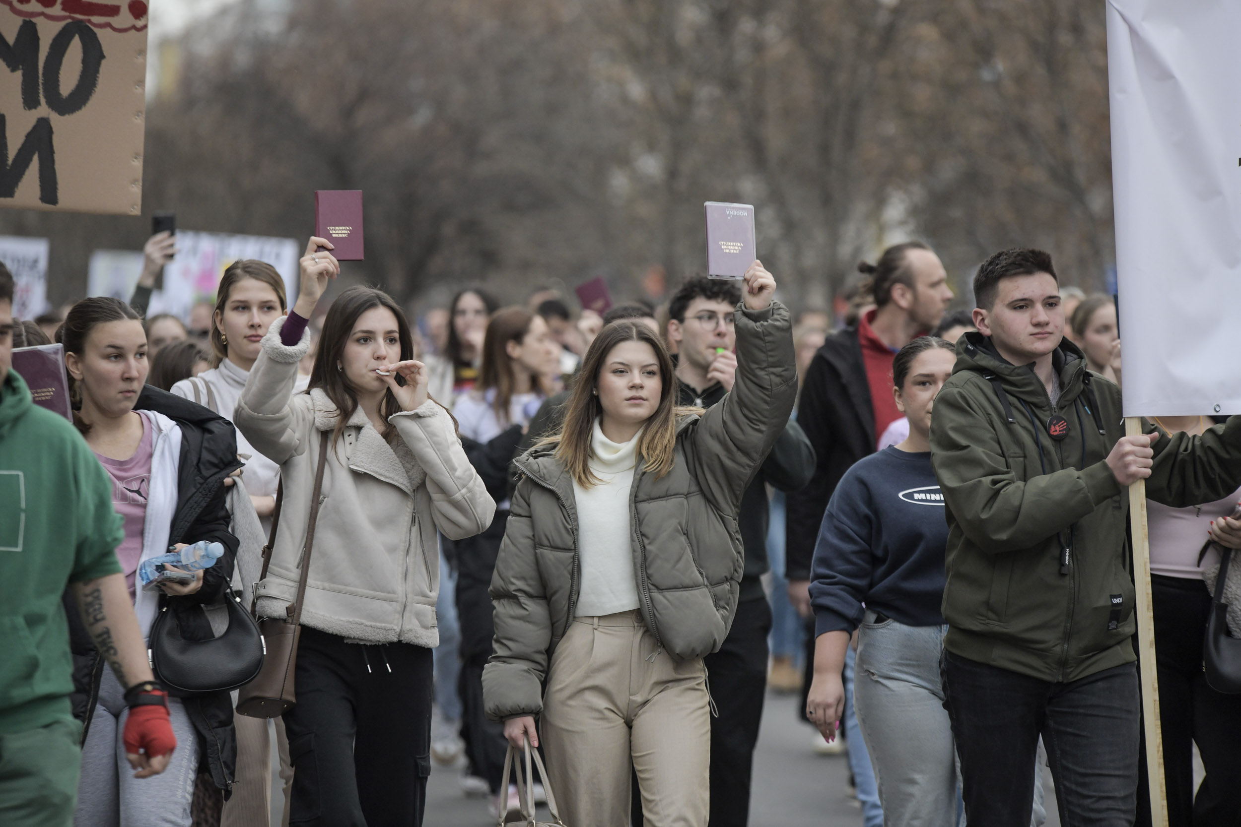 NOVI SAD PROTEST ZBOG PRETUCENE STUDENTKINJE FOTO NENAD MIHAJLOVIC 188