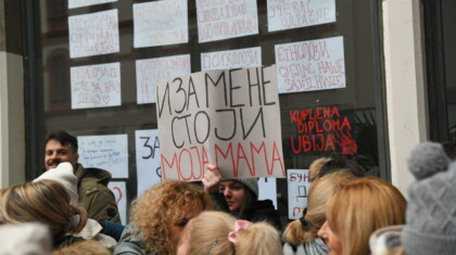 Protest Filozofski plato 200125 Foto Amir Hamzagic 10