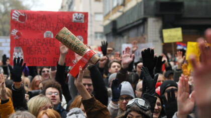 Protest Filozofski plato 200125 Foto Amir Hamzagic 51