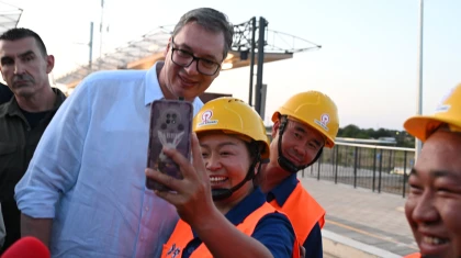 obilazak radova na stanicnoj zgradi zel stanice Vrbas Nova Foto dimitrije goll predsednistvo srbije