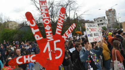 Protest „Akcija Dezinformer 290325 Foto Amir Hamzagic 26