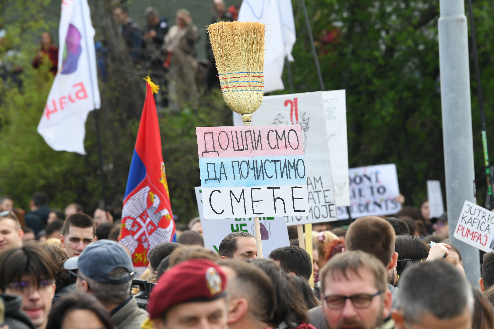 Protest „Akcija Dezinformer 290325 Foto Amir Hamzagic 61