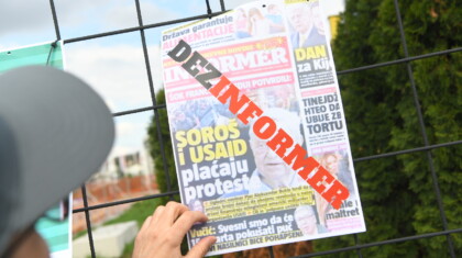 Protest „Akcija Dezinformer 290325 Foto Amir Hamzagic 67