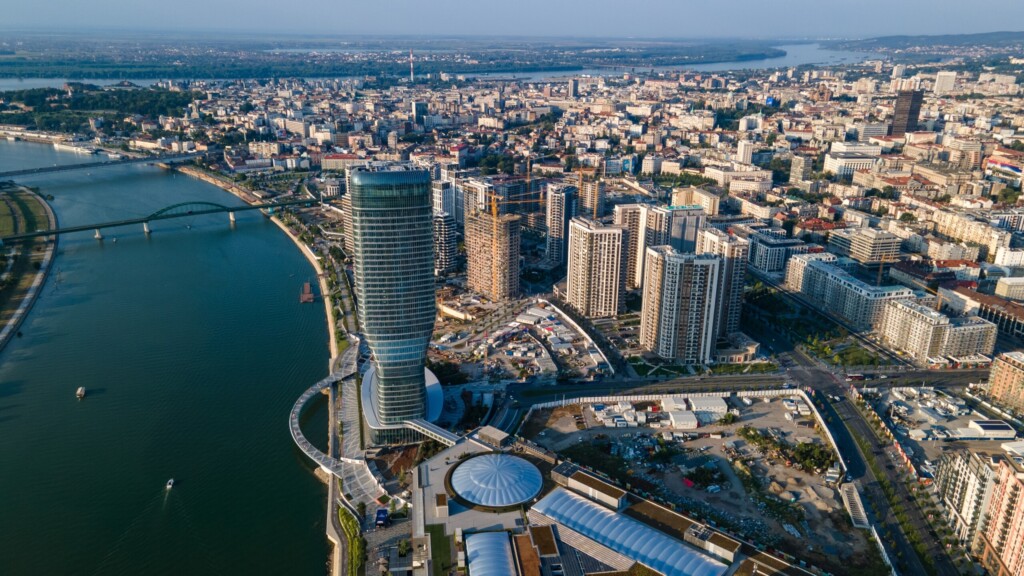 Race through Belgrade Waterfront