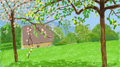 Foto 1 Dejvid Hokni 23. april 2020 No. 2 iPad slika © David Hockney