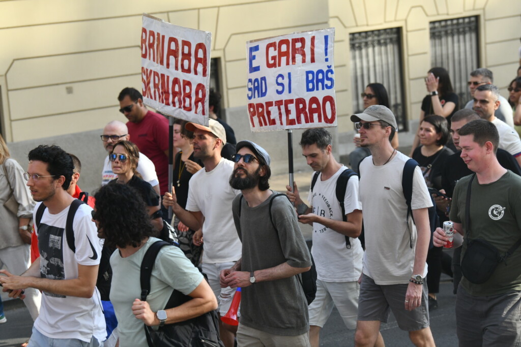 Vlast nelegitimna, batina realna 16 Studentski protest Vidimo se na Vidovdan Foto Vesna LalicNova 32