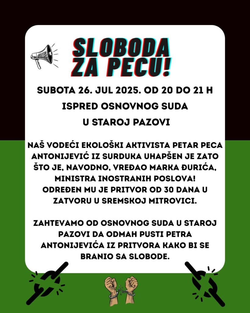 Uhapšen jer je ministru rekao da je lopov i izdajnik 3 IMG 20250724 WA0007