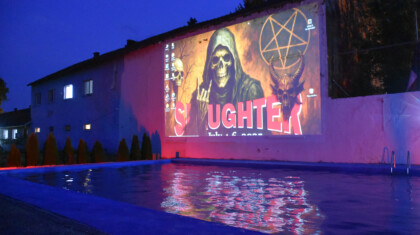 Sumanuti policajci i dobri vukodlaci 3 Slaughter Festival 2025 Water Movie Screen Foto Zoran Ciric copy