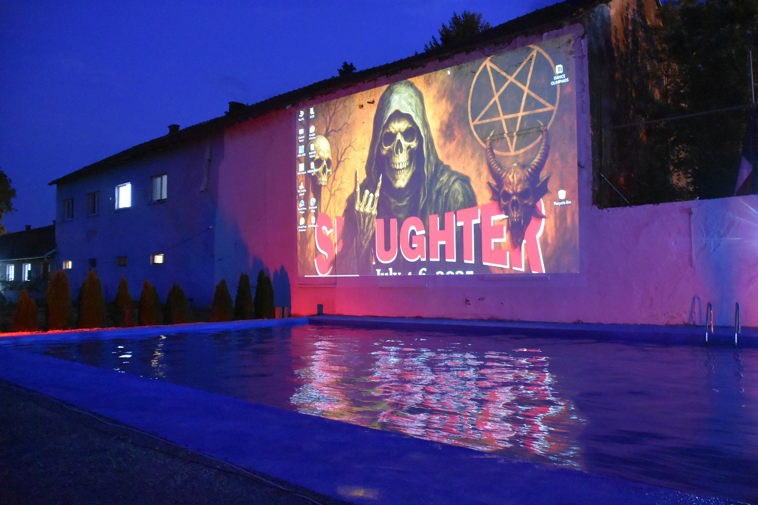Slaughter Festival 2025 Water Movie Screen Foto Zoran Ciric copy