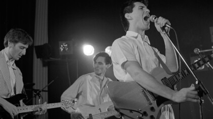 1711706359 Katarina II u SKC u Dragomir Gagi Mihailovic Bojan Pecar i Milan Mladenovic januar 1983 foto Goranka Matic copy