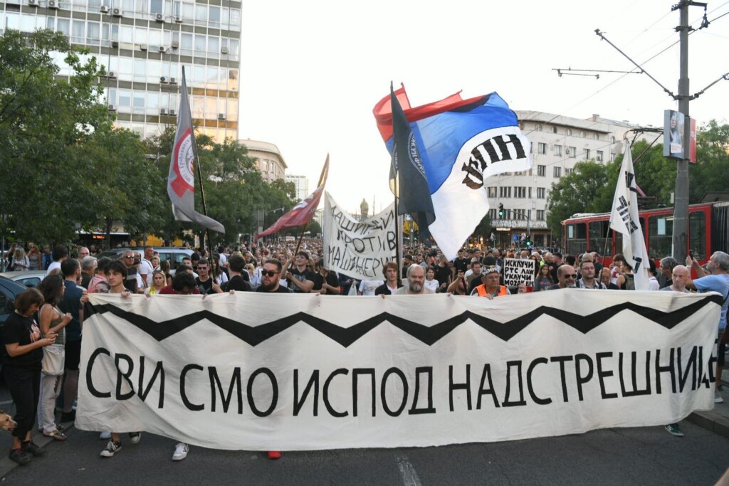 Udar na državu od 115 miliona dolara 8 komemorativni skup devet meseci od pada nadstresnice 010825 foto filip kraincanic nova rs 9