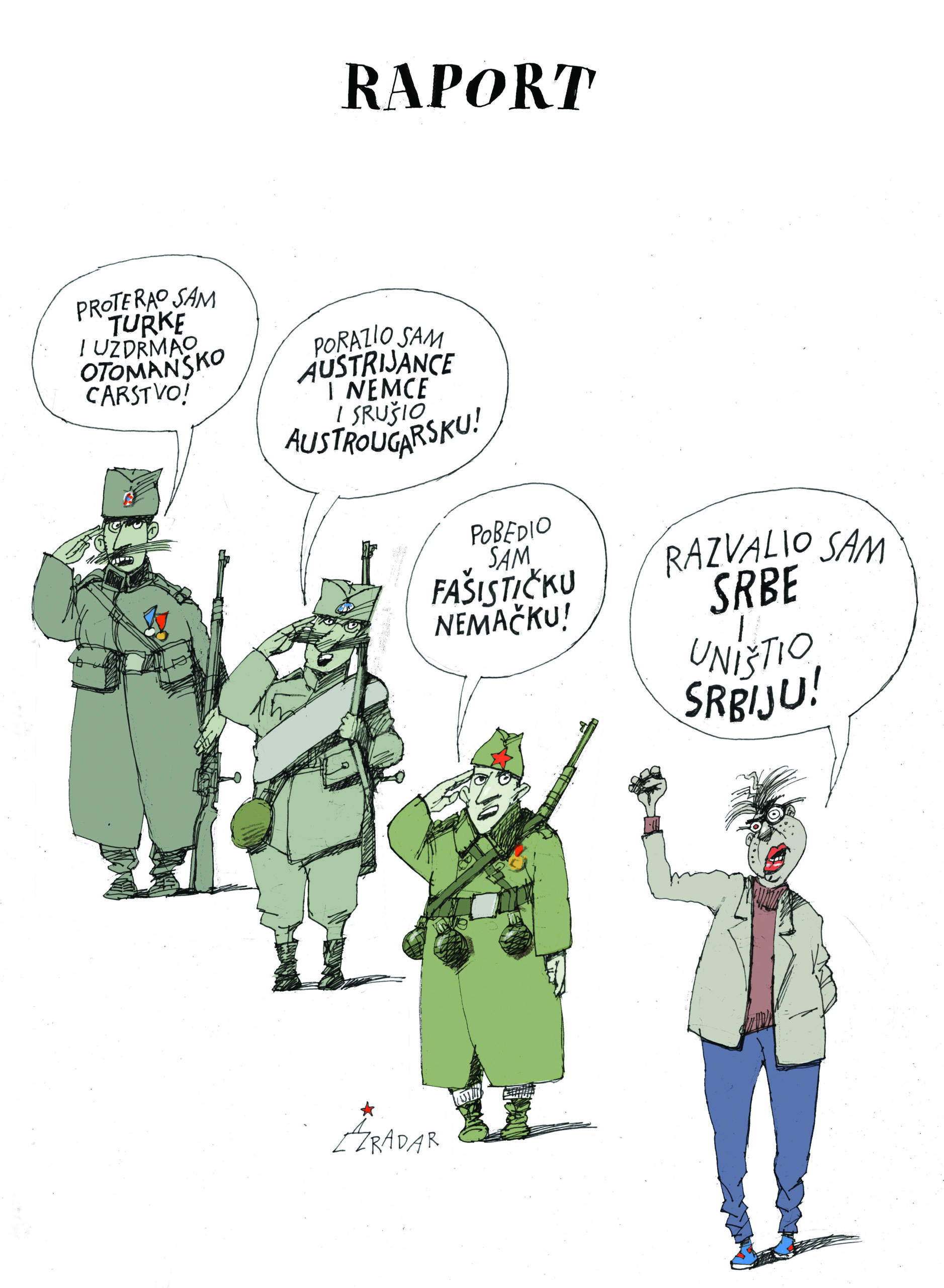 Dušan Petričić Kibicfenster Raport
