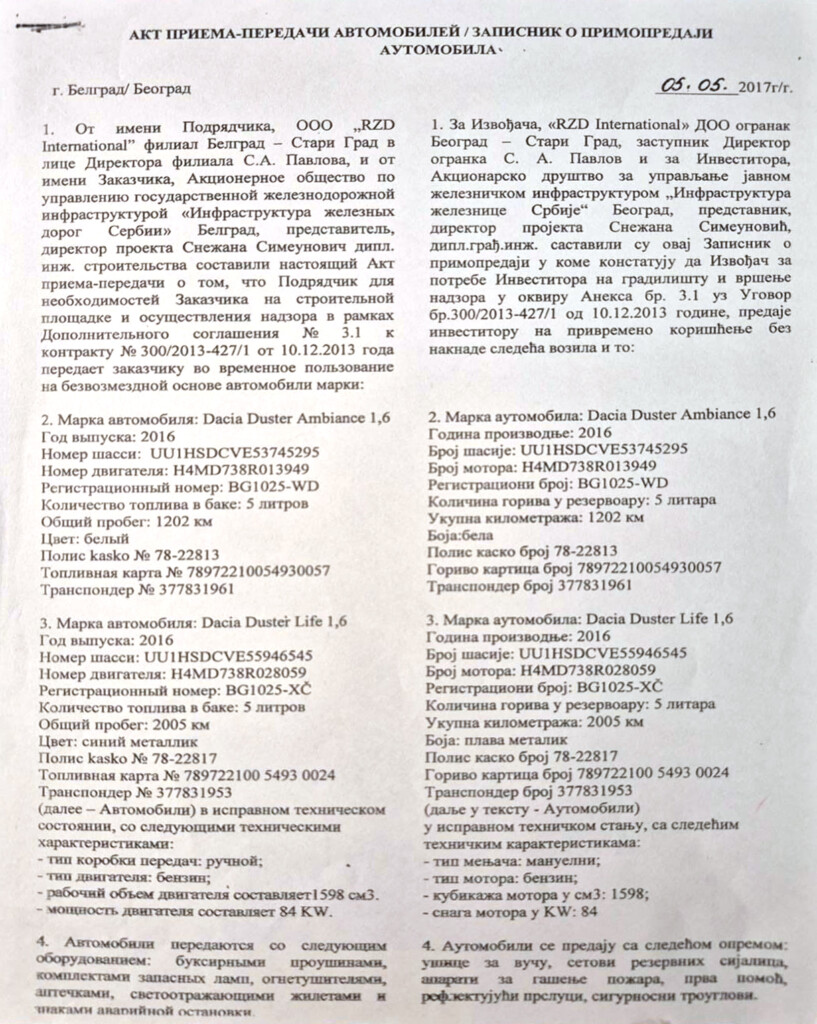 Za zakup šest automobila plaćeno 720.000 dolara 3 491e5a07 23b9 47a3 bf81 5e010611dbc8