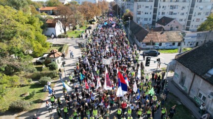 Setnja studenata ka Novom Sadu 301025 Foto Amir Hamzagic 24