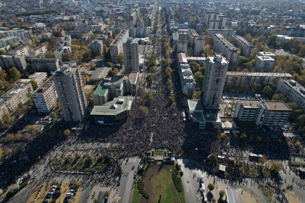 Ima ko da pamti 8 Komemorativni skup u Novom Sadu godinu dana od pada nadstresnice Foto Amir Hamzagic nova rs 24