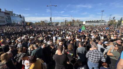 Komemorativni skup u Novom Sadu godinu dana od pada nadstresnice Foto Vladislav Mitic Nova 26