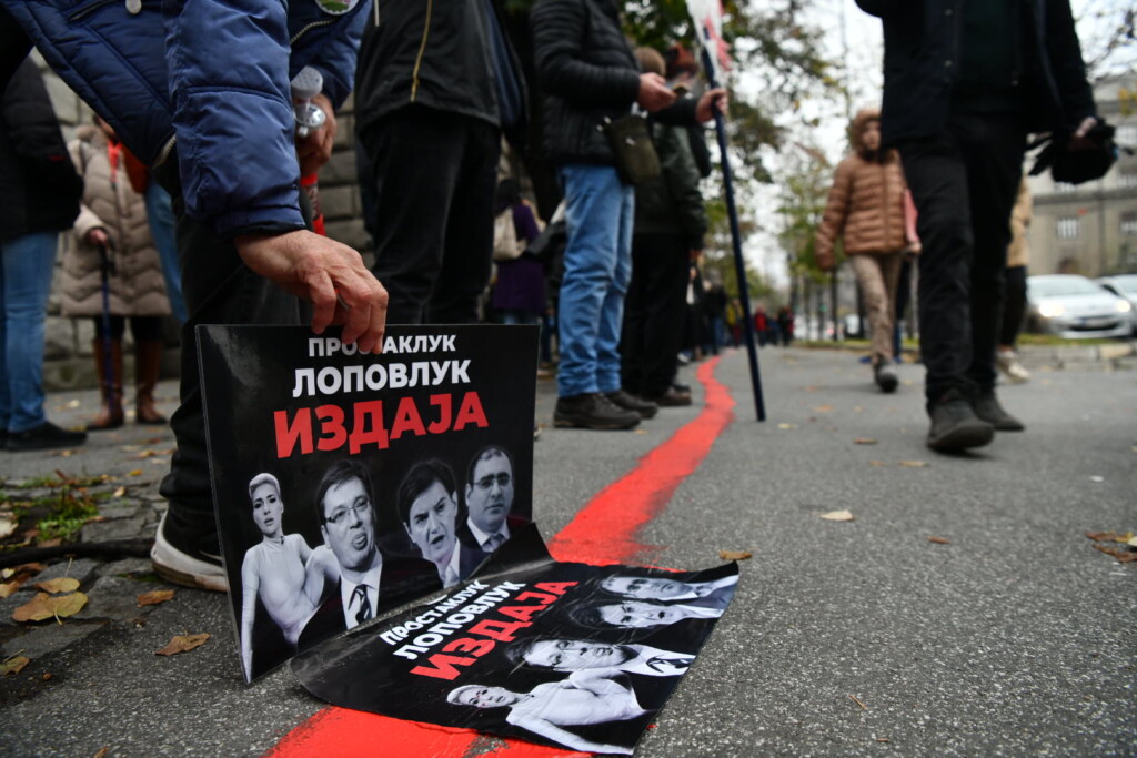 Srbija zbog Generalštaba vukla za rukav Trampovog zeta 6 Protest ispred Generalstaba foto goran srdanov nova rs 54