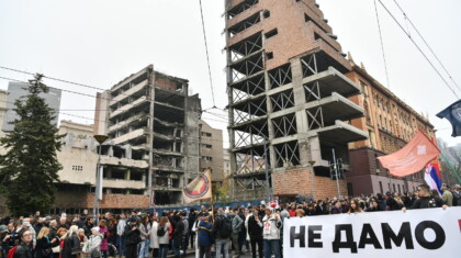 Protest ispred Generalstaba foto goran srdanov nova rs 64