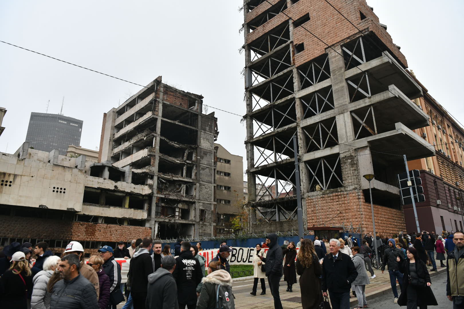 Protest ispred Generalstaba foto goran srdanov nova rs 8