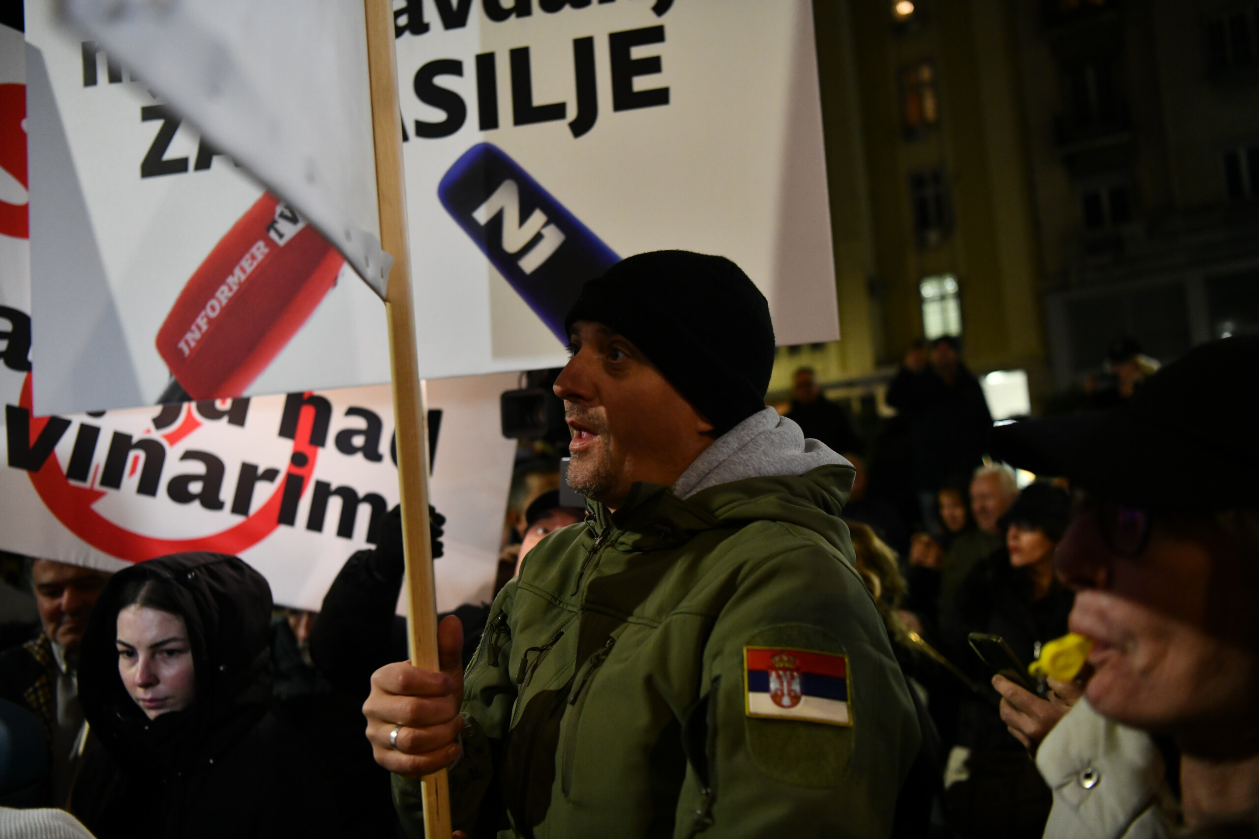 Difuzija javne misli: Mediji kao laser ili kao sijalica 3 Skup podrske za N1 i za slobodu izvestavanja foto Goran Srdanov Nova rs 20