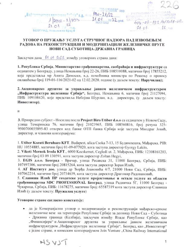 Našoj vlasti omiljeni, u svetu na crnoj listi 3 ugovor 01 01