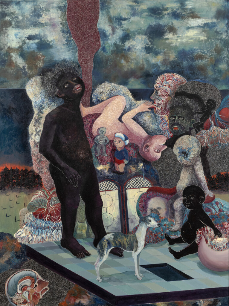 Čudnovata bića 3 Кристина Пирковић DE PROFUNDIS 2024. уље на платну 200 x 150 цм copy