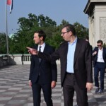 Inspirativna razmena ideja sa @jaredckushner kojem sam sa ponosom pokazao nas glavni grad i izlo3
