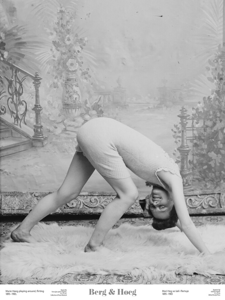 Marie H├©eg playing around flirting copy