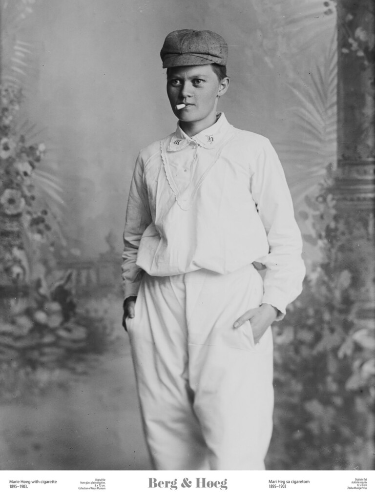 Marie H├©eg with cigarette copy