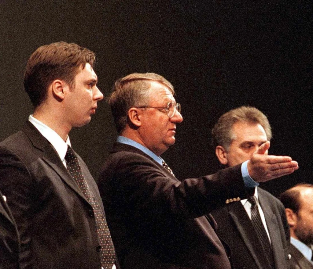 Aleksandar Vucic Vojislav Seselj i Tomislav Nikolic