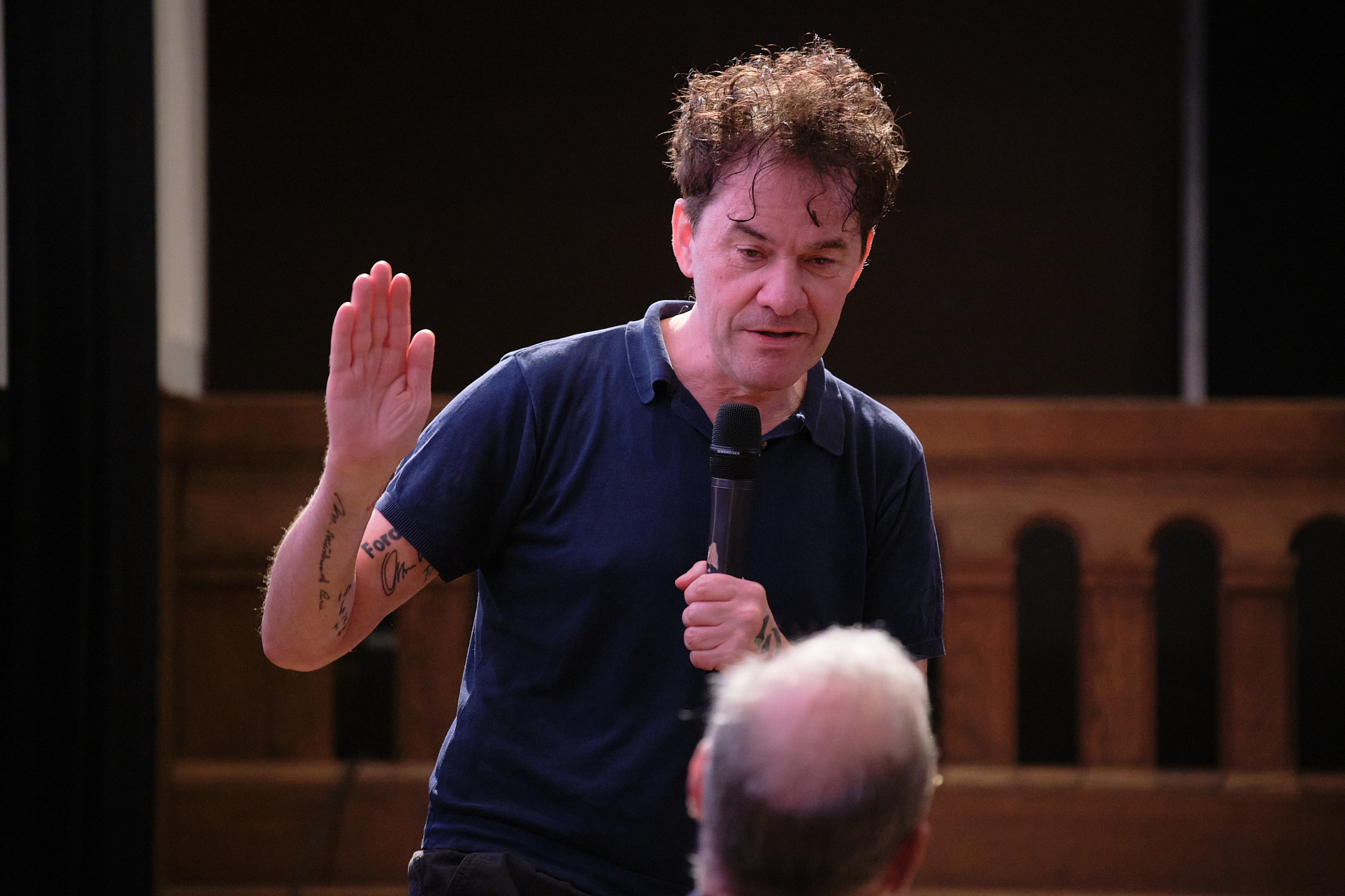 Reditelj Mark Kazins i Nikolas O Nil filmski urednik na Beogradskom irskom festivalu 5 Foto Bojan Kovacevic