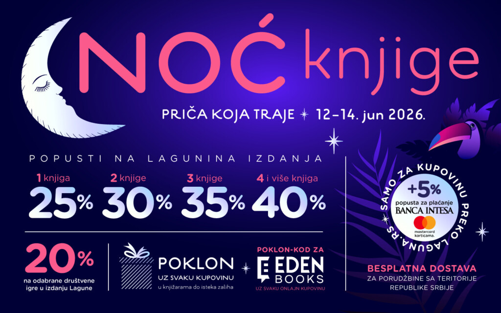 Promocija nove knjige Ante Tomića 2 1400x875px NOC KNJIGE JUN 2026 rabatna skala LAGUNA