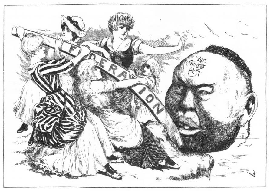 Melbourne Punch federation Victoria pest Australian Chinese May 1888
