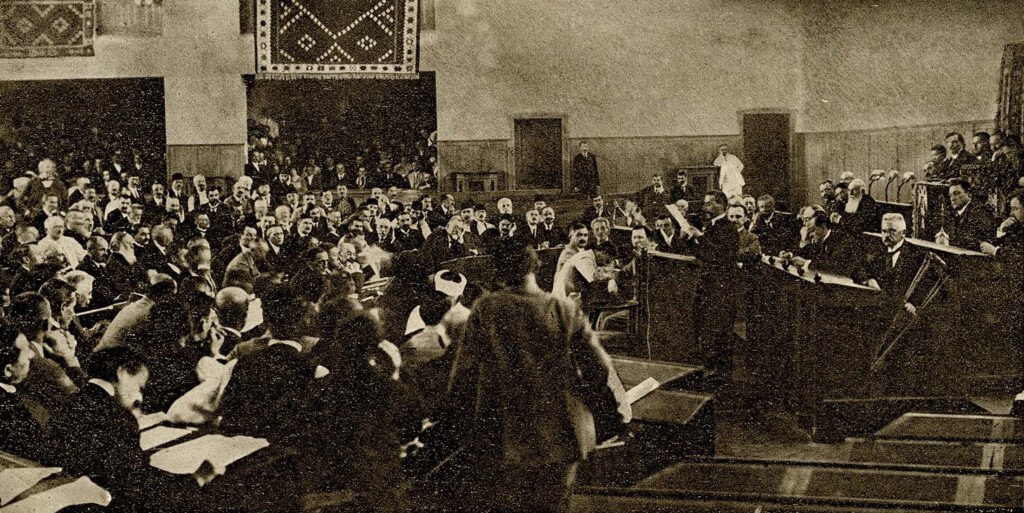 Свечана седница 1921. Гласање Устава