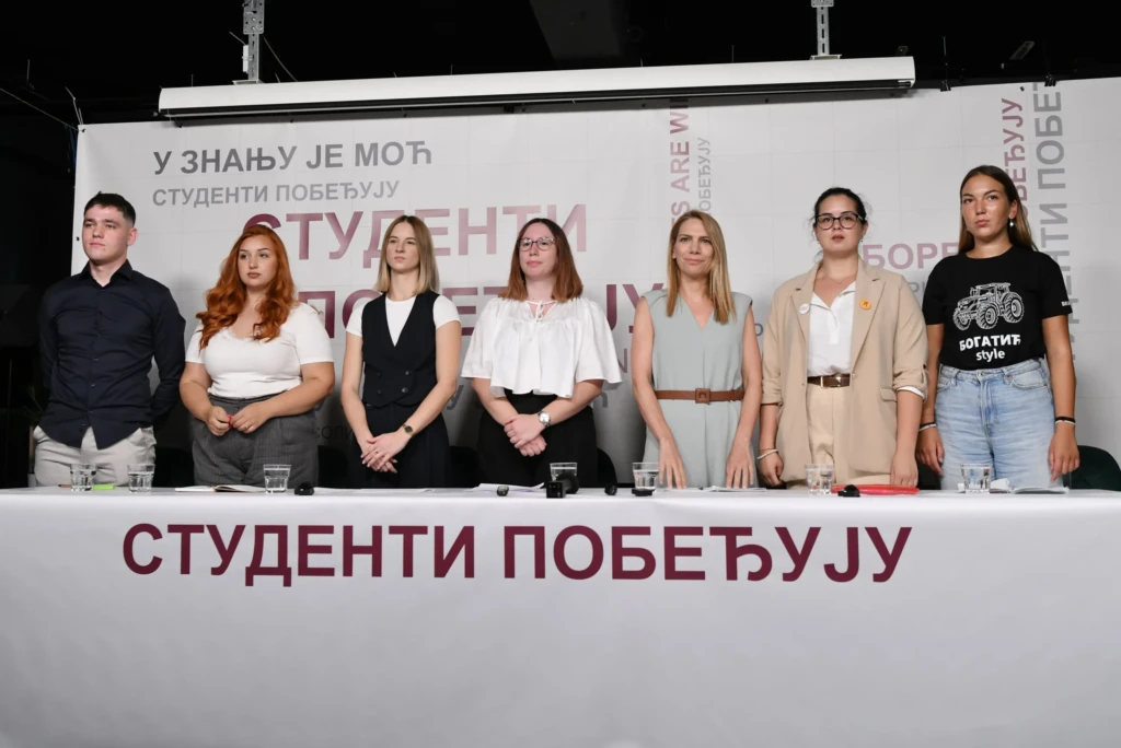 Cela Srbija na merama 6 konferencija za novinare studenti pobedjuju foto goran srdanov nova rs